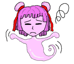 Little pink Annie sticker #5746166