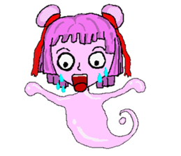 Little pink Annie sticker #5746167