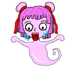 Little pink Annie sticker #5746167