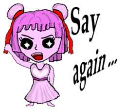 Little pink Annie sticker #5746169