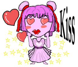 Little pink Annie sticker #5746170