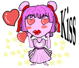 Little pink Annie sticker #5746170