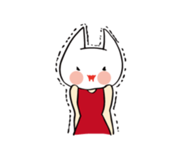 Cat wearing pumps. sticker #5746436