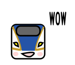 Shinkansen Sticker [English ver] sticker #5746530