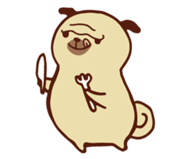 Gappy the Pug sticker #5746612