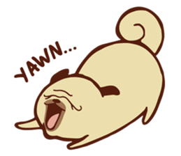 Gappy the Pug sticker #5746616