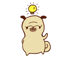 Gappy the Pug sticker #5746617