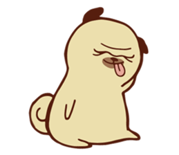 Gappy the Pug sticker #5746625