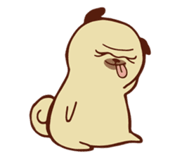 Gappy the Pug sticker #5746625