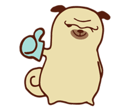 Gappy the Pug sticker #5746630