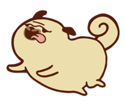 Gappy the Pug sticker #5746636