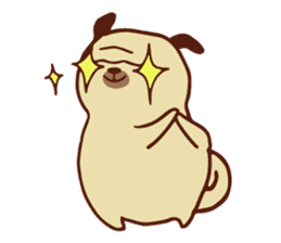 Gappy the Pug sticker #5746646