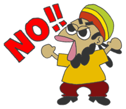 Jamaican Reggae Sticker sticker #5746742