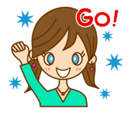 Good luck ! Girls !  (daily ed.) sticker #5747269