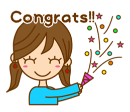 Good luck ! Girls ! (daily ed.) sticker #5747273