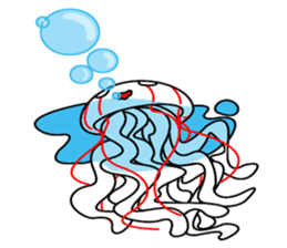 Marine organisms-Plankton- sticker #5747544