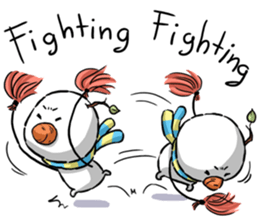 Snowdoll and Mr. bear sticker #5747902