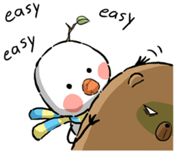Snowdoll and Mr. bear sticker #5747930