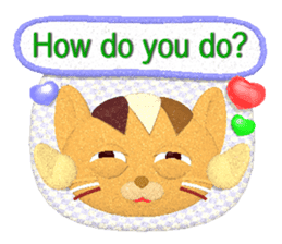 Neko-lala (Polite and easy to use) (E) sticker #5748095