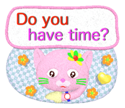 Neko-lala (Polite and easy to use) (E) sticker #5748099