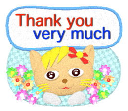 Neko-lala (Polite and easy to use) (E) sticker #5748100