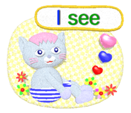 Neko-lala (Polite and easy to use) (E) sticker #5748104