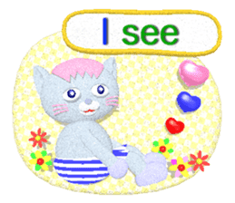 Neko-lala (Polite and easy to use) (E) sticker #5748104