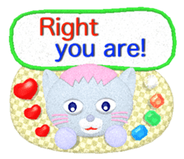 Neko-lala (Polite and easy to use) (E) sticker #5748106