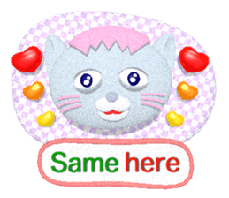 Neko-lala (Polite and easy to use) (E) sticker #5748107