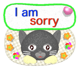 Neko-lala (Polite and easy to use) (E) sticker #5748108