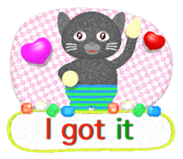 Neko-lala (Polite and easy to use) (E) sticker #5748109