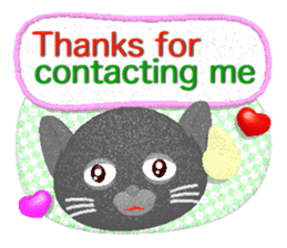 Neko-lala (Polite and easy to use) (E) sticker #5748110