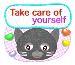 Neko-lala (Polite and easy to use) (E) sticker #5748111
