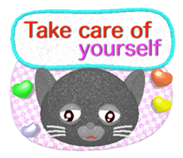 Neko-lala (Polite and easy to use) (E) sticker #5748111