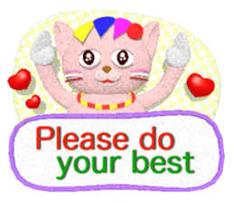 Neko-lala (Polite and easy to use) (E) sticker #5748113