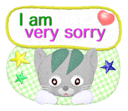 Neko-lala (Polite and easy to use) (E) sticker #5748116