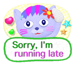 Neko-lala (Polite and easy to use) (E) sticker #5748124