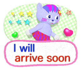 Neko-lala (Polite and easy to use) (E) sticker #5748125