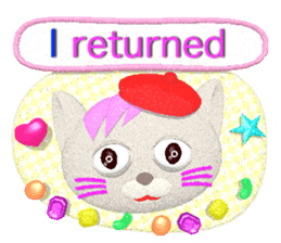 Neko-lala (Polite and easy to use) (E) sticker #5748128