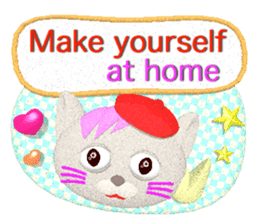 Neko-lala (Polite and easy to use) (E) sticker #5748129