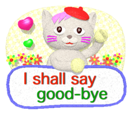 Neko-lala (Polite and easy to use) (E) sticker #5748131