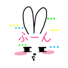 Bunny & Message sticker #5748290