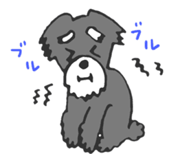 The dog which is a good friend sticker #5748481