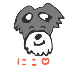 The dog which is a good friend sticker #5748482