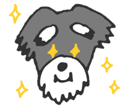 The dog which is a good friend sticker #5748485