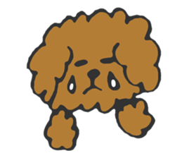 The dog which is a good friend sticker #5748489