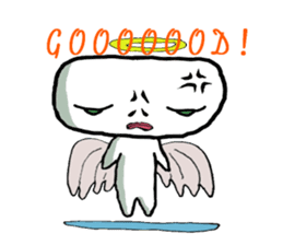 Keshi-Gumlin the goblin of eraser sticker #5748598