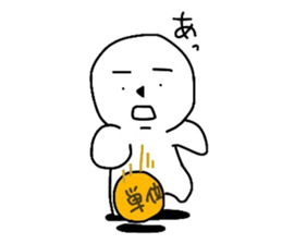 Dull round-face sticker #5748752