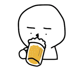 Dull round-face sticker #5748754