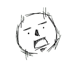 Dull round-face sticker #5748755